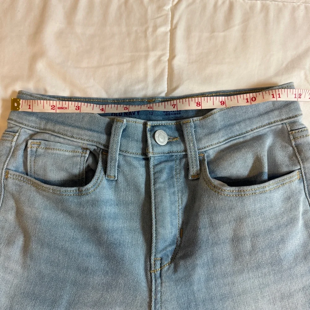 Old Navy Kids Girls‎ High Rise Rockstar Jeggings Size 12 Medium Wash Denim